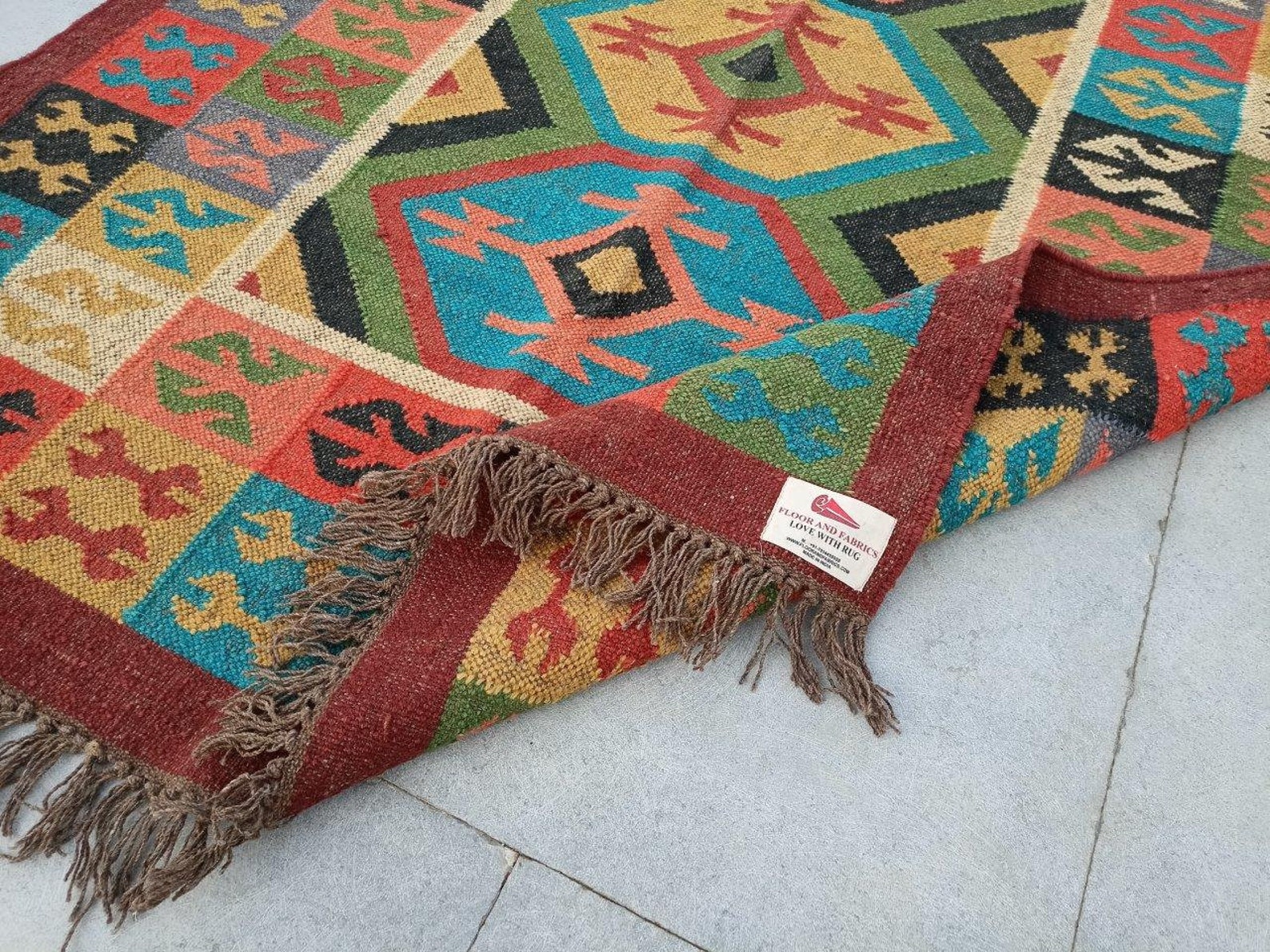 Multicolor Interior Decor Area Rug Home Decor Rug Etsy