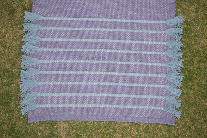 Herbal Yoga Mats 2x6 Cotton Yoga Mat Sweat and Slip Etsy