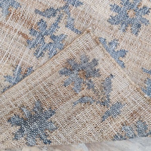 Jute and Cotton Rug, Cotton Jute Blend Rug, Earthy Tones Rug, Organic Natural Jute Rug, Coastal Living Jute and Cotton Rug