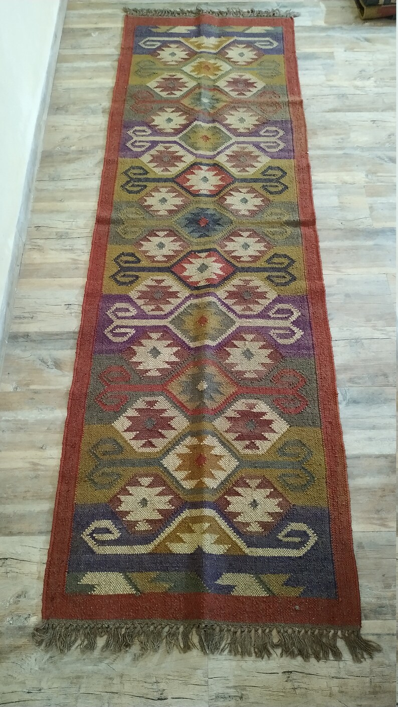 Jute Persian Home Decorative Area Rug Dinning Room & Kitchen Etsy