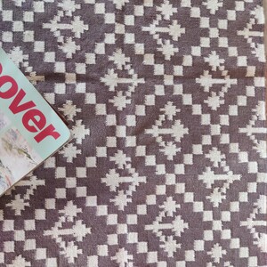 Handwoven Wool Rug, Modern Wool Brown And White Area Rug, Flatweave Rug, 5x8 Ft Kilim Woven Rug, Rugs For Bedroom, Indoor And Outdoor Rug