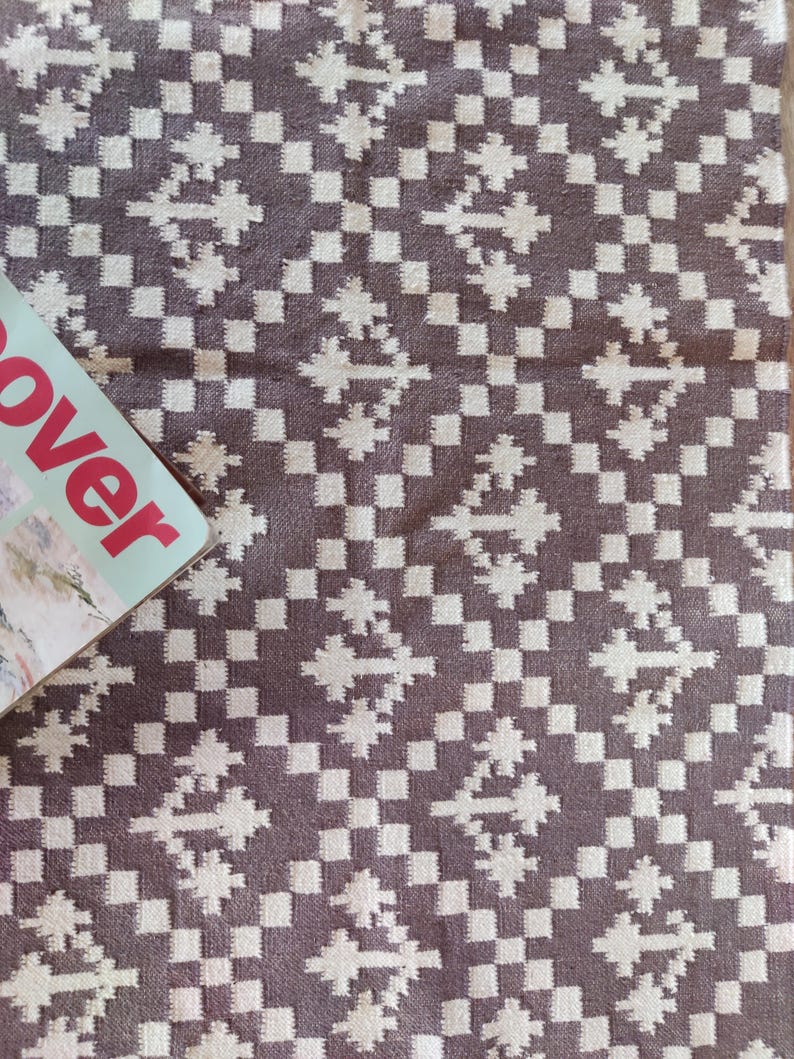 Handwoven Wool Rug, Modern Wool Brown And White Area Rug, Flatweave Rug, 5x8 Ft Kilim Woven Rug, Rugs For Bedroom, Indoor And Outdoor Rug