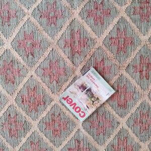 Hand Woven Natural Jute cotton rug, Boho Home Decor, Bohemian Decor Rug, Traditional Runner Rug, Living And Porch Area Rug, Rugs For Bedroom