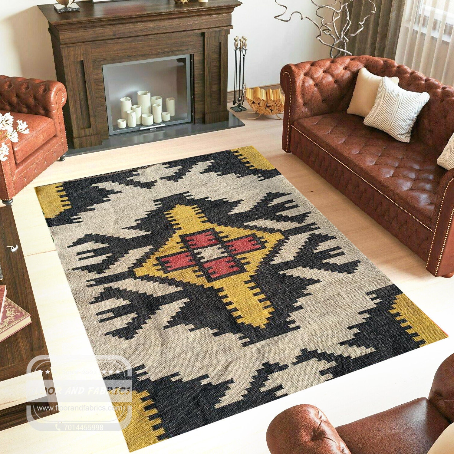 6x9 Jute KILIM Rug Kilim Handmade Oriental Bespoke Home Etsy