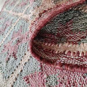 Hand Woven Natural Jute cotton rug, Boho Home Decor, Bohemian Decor Rug, Traditional Runner Rug, Living And Porch Area Rug, Rugs For Bedroom