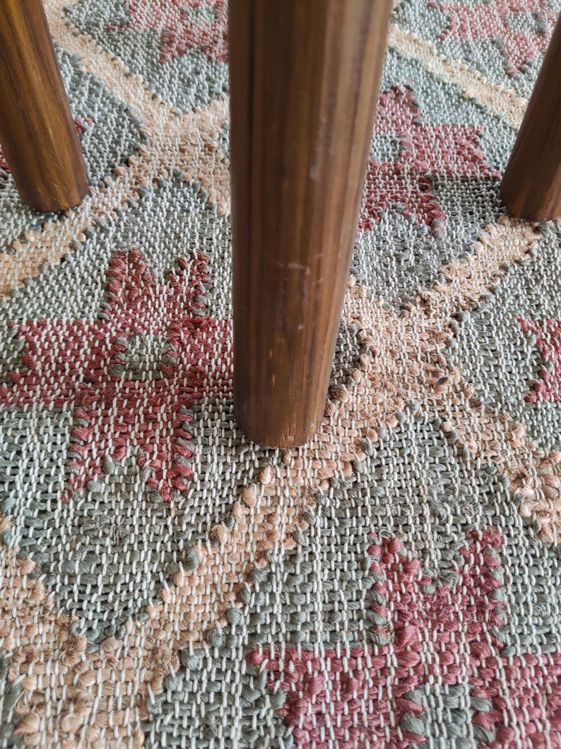 Hand Woven Natural Jute cotton rug, Boho Home Decor, Bohemian Decor Rug, Traditional Runner Rug, Living And Porch Area Rug, Rugs For Bedroom