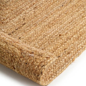 Home Decor Rug, Runner Rug, Jute Braided Area Rug, Natural Braided Rug