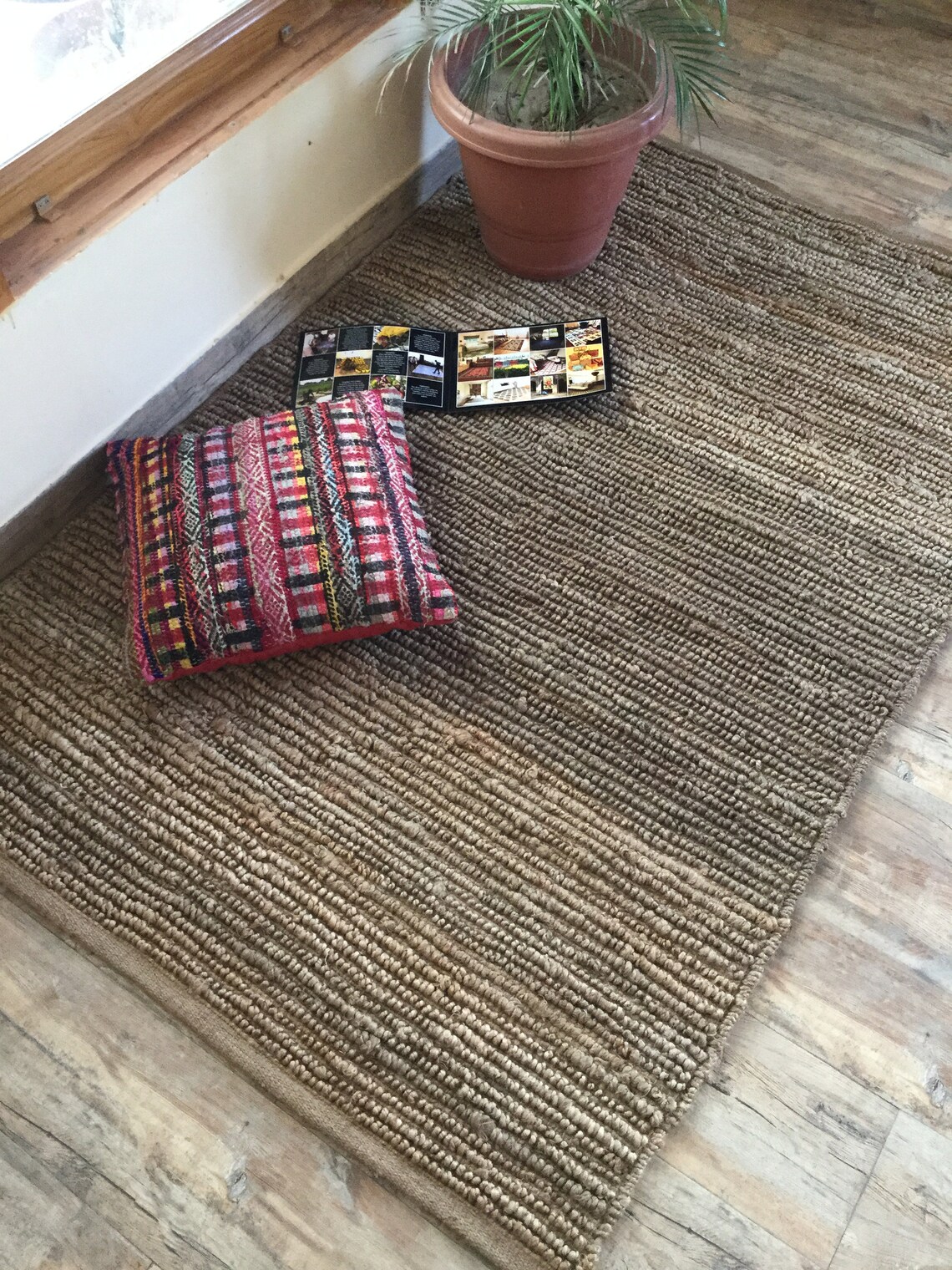 Home And LivingHandmade JUTEHEMP Rug Multicolor Jute Etsy