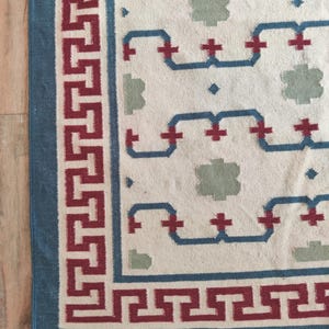 ホームデコレーションエリアラグ、ウールリバーシブルラグ、フラットウィーブウールドゥリーラグ、ラグとカーペット、カスタム手織りラグ、ウールラグ、ベッドルームラグ、5x8ラグ