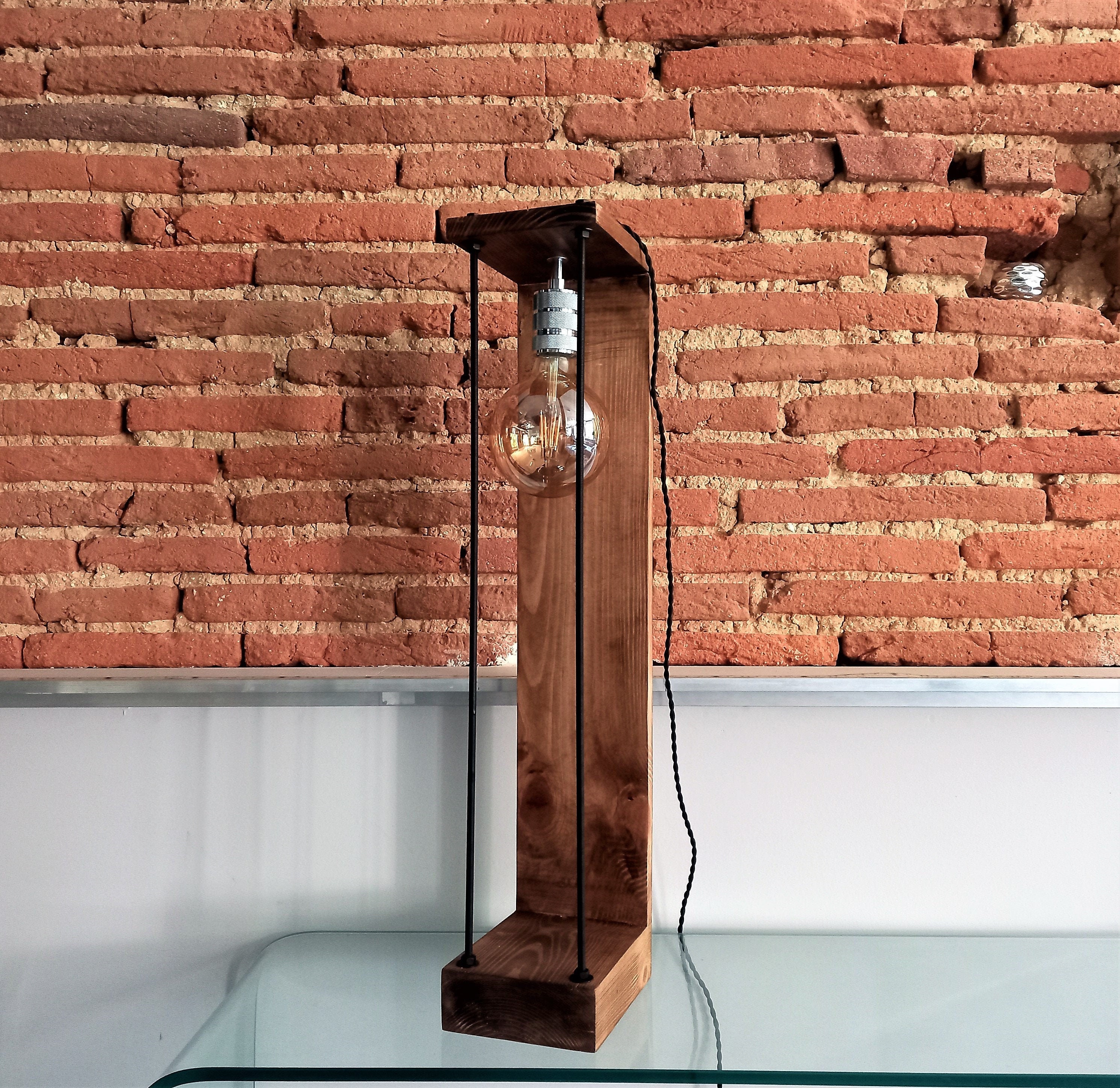 Lampe, Lampe En Bois,