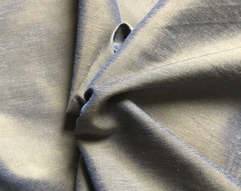 Spa Blue Shantung Silk Solid Upholstery Fabric 54