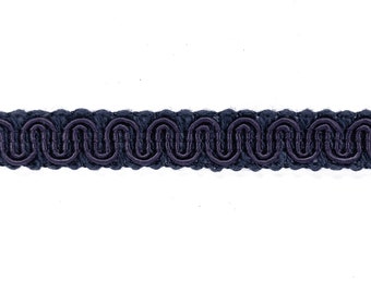 Navy Blue High Quality Decorative Gimp Trim by the yard