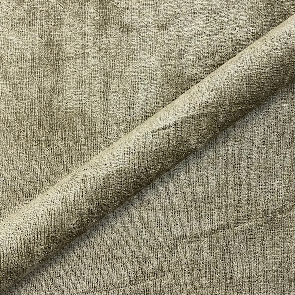 Olive Green Mountain Chenille Upholstery Fabric 54"