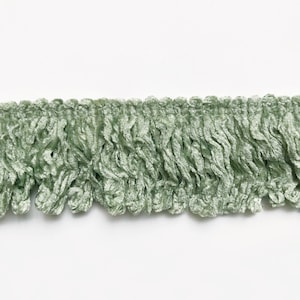 Light Green High Quality Decorative Brush Fringe Trim by the yard