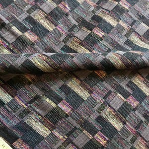 Tela para tapicería estilo boho abstracto, tejida a mano, ideal para sofás, sillas, cojines y proyectos de decoración del hogar. 137 cm de ancho. Elegante, duradera y única.