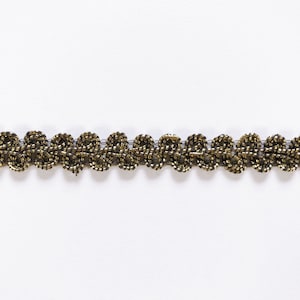 Gold and Black High Quality Decorative Gimp Trim by the yard