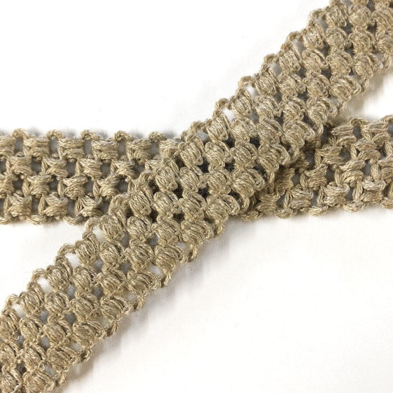 Beige High Quality Decorative Ribbon Trim by the yard