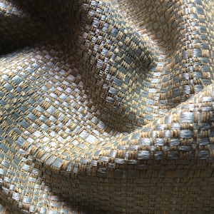 Teal Woven Textured Upholstery Fabric 54&quot;