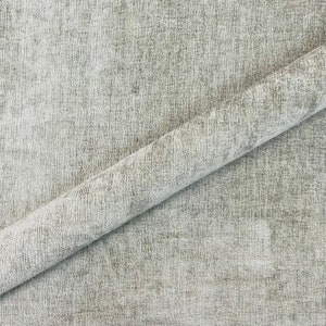 Upholstery fabric gray seal Pascal chenille for sofas chairs cushions drapery and home decor projects 52 inches wide soft durable stylish