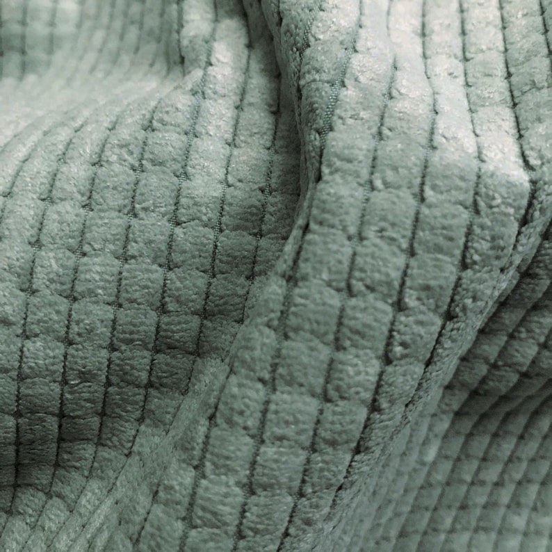 Teal Contemporary Boucle Upholstery Fabric by the Yard Etsy