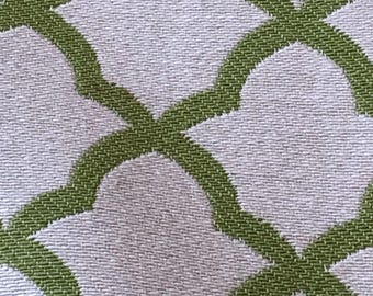 Upholstery fabric ivory traditional geometric jacquard for sofas chairs cushions drapery home decor projects 54 inches wide elegant durable