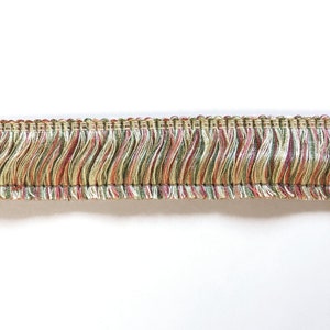 Spring Pastel High Quality Decorative Brush Fringe Trim by the yard