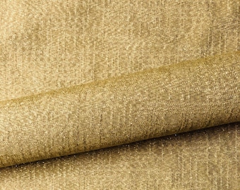 Gold Luxe Abstract Woven Upholstery Fabric 54&quot;