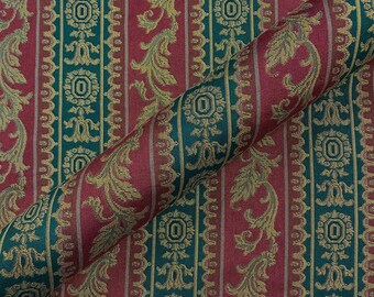 Regal Brocade Striped Upholstery Fabric 54"