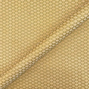 Upholstery Fabric Elegant Bold Durable Gold Diamond Geometric Jacquard Material for Sofas Chairs Cushions and Home Decor 54 Inches elegant