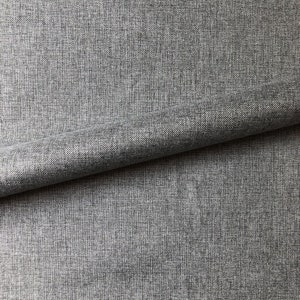 Gray Modern Solid Canvas Upholstery Fabric 54"