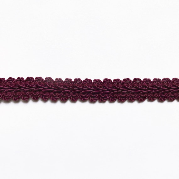 Plum High Quality Decorative Gimp Trim by the yard