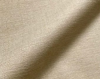Tela de tapicería tejida color crema - 56"