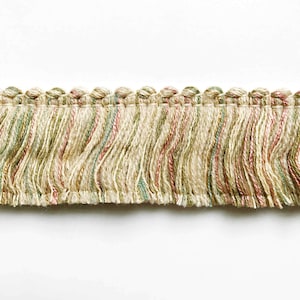 Spring Toned High Quality Decorative Brush Fringe Trim by the yard