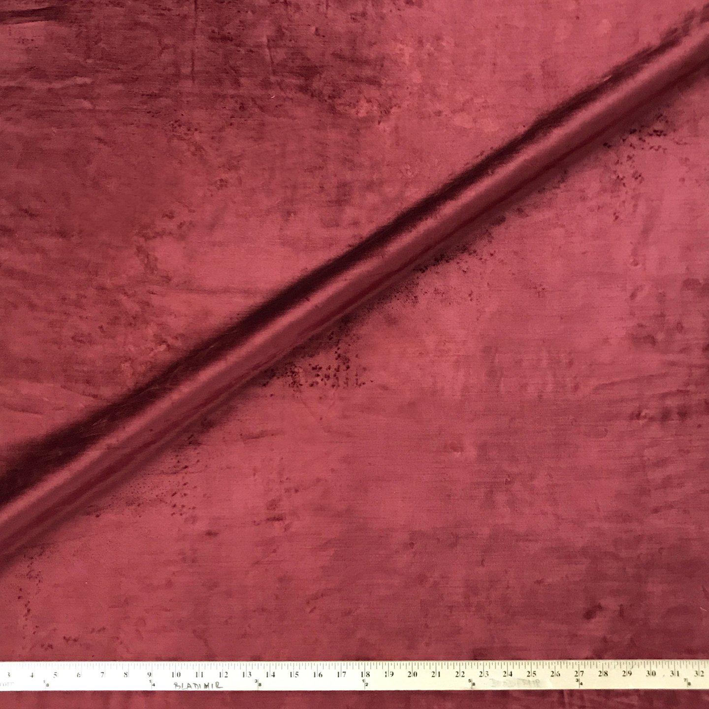 Wine Red Velvet Upholstery Fabric - Etsy