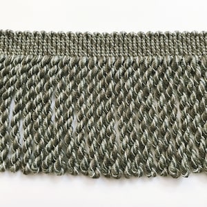 Olive Green High Quality Bullion Fringe Trim by the yard