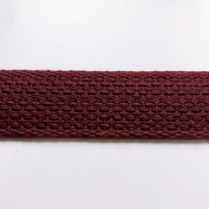 Burgundy High Quality Decorative Webbing Trim by the yard