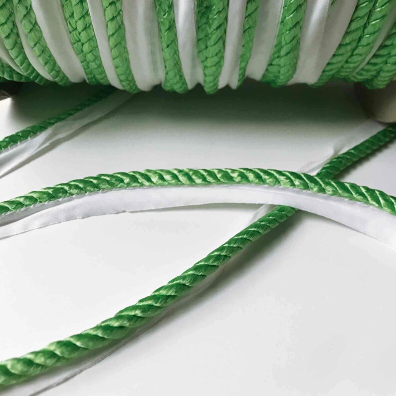 Chartreuse High Quality Decorative Lip Cord Trim by the yard
