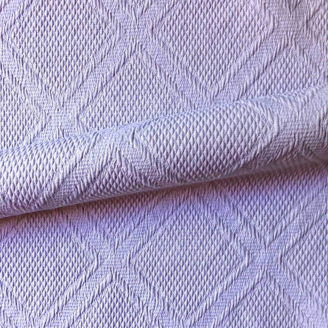 Lilac Country Chic Matelasse Upholstery Fabric 54 -  Finland