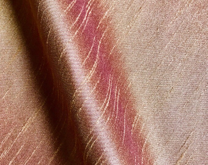 Rust Color Silk Metallic Rust Colored Silken Fabric by the Yard - Etsy