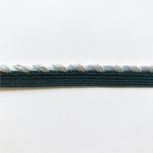 Silver gray high quality decorative lip cord trim by the yard for upholstery pillows drapery crafts costumes and home decor projects elegant