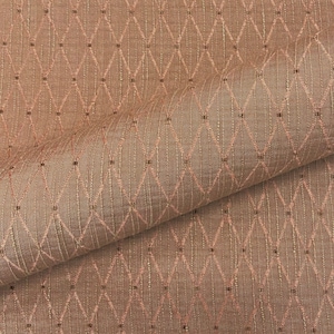 Copper Diamond Brocade Upholstery Fabric 56"