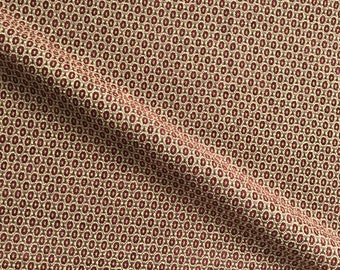 Red Moroccan Style Jacquard Woven Upholstery Fabric - 54"