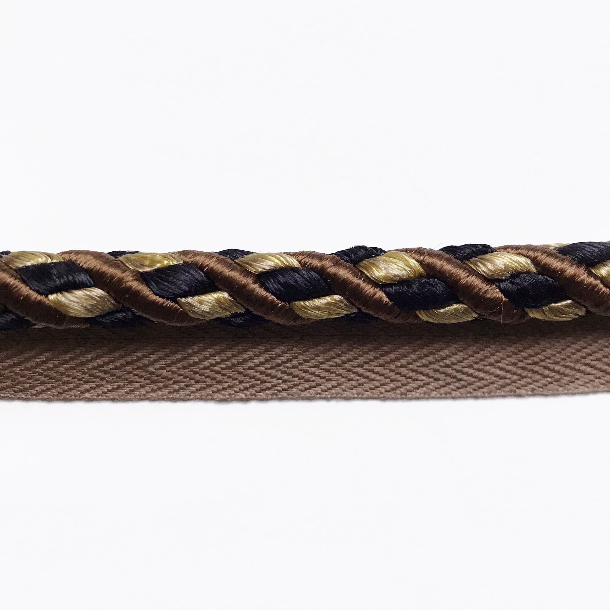 Brown and Gold High Quality Decorative Lip Cord Trim by the - Etsy