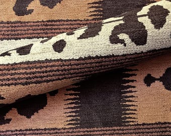 Upholstery Fabric Rustic Bold Durable Earth Toned Navajo Aztec Jacquard Upholstery Material for Sofas Chair Home Decor Projects 56 Inches