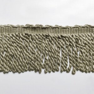 Khaki High Quality Decorative Bullion Fringe Trim by the yard