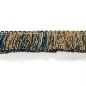 Multicolor High Quality Decorative Brush Fringe Trim by the yard