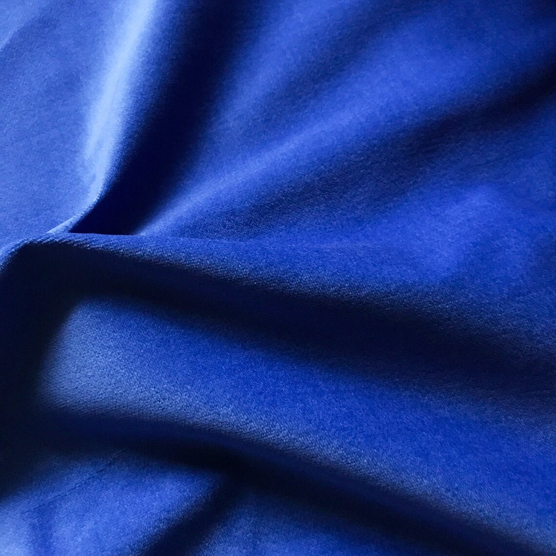 Royal Blue Velvet Upholstery Fabric by the Yard 44 Etsy