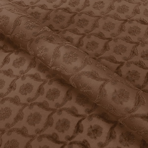 Upholstery Fabric Rich Elegant Durable Spanish Cocoa Floral Trellis Upholstery Material for Sofas Chairs Cushions and Home Decor 51 Inches