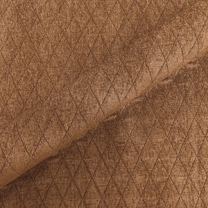 GLORIA COPPER Solid Color Cotton Velvet Upholstery And Drapery Fabric