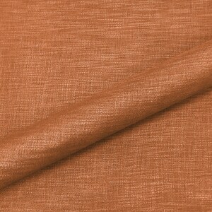 Haberdash Brick Orange Solid Upholstery Fabric 54&quot;